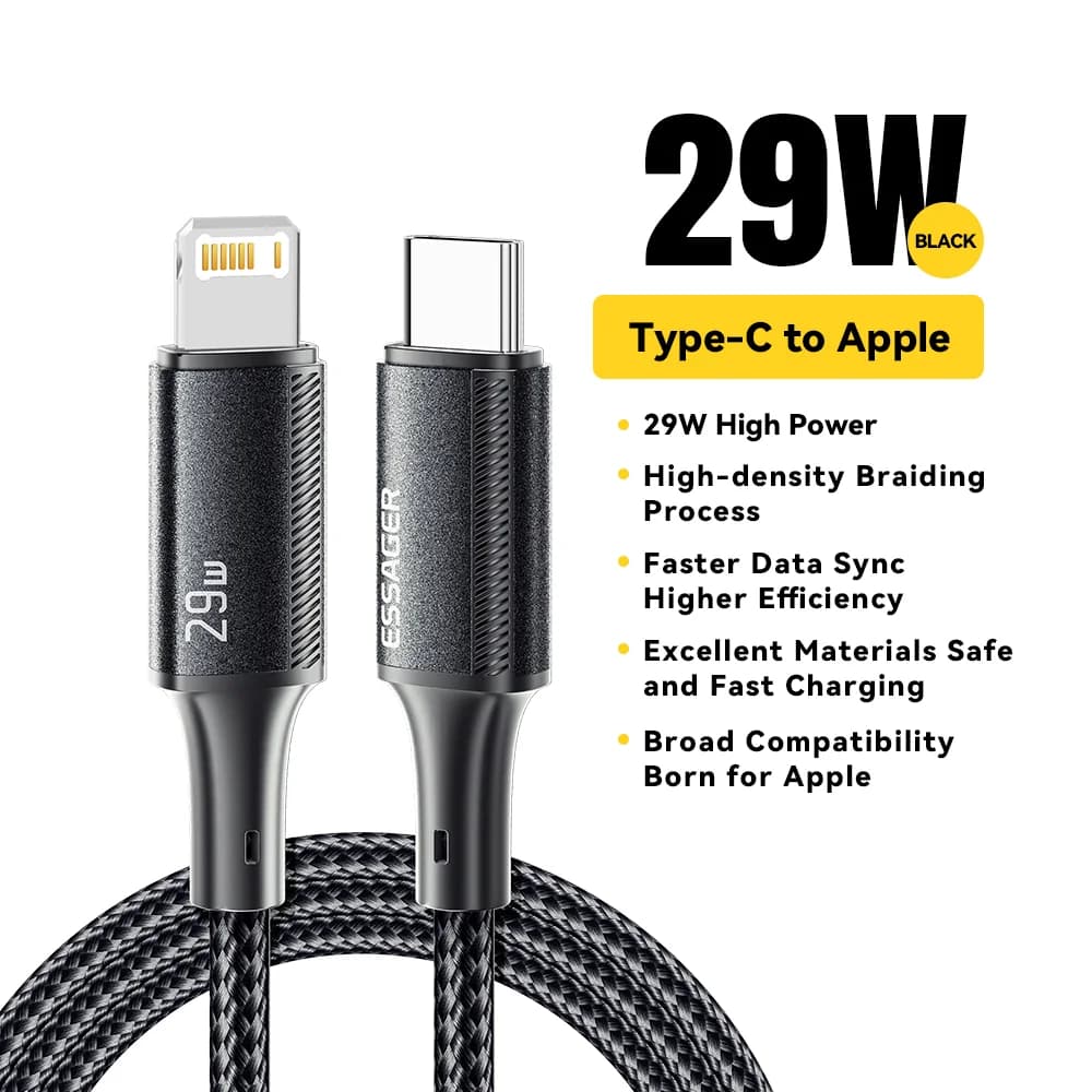 Kabel USB-C do Lightning 29W Szybkie Ładowanie i Przesył Danych