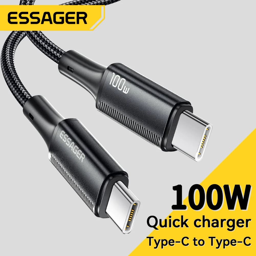 Kabel USB-C do USB-C z szybkim ładowaniem PD 100W