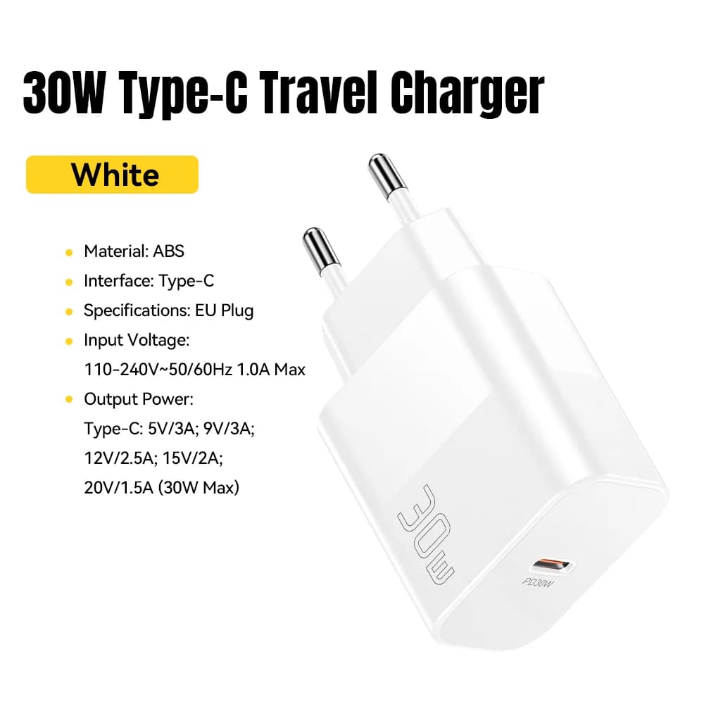 Ładowarka podróżna USB-C PD 30W