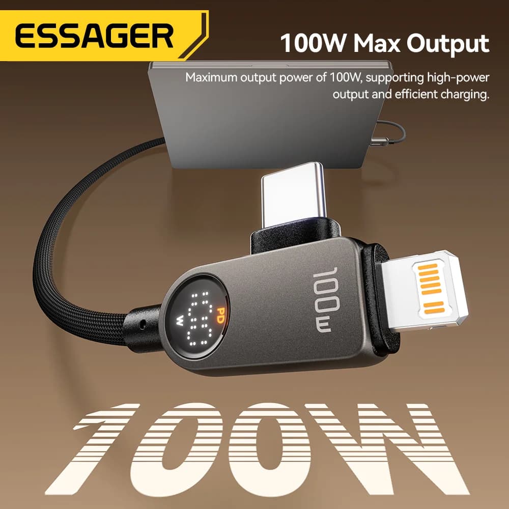 Kabel 2-w-1 USB-C na Lightning, 100W PD