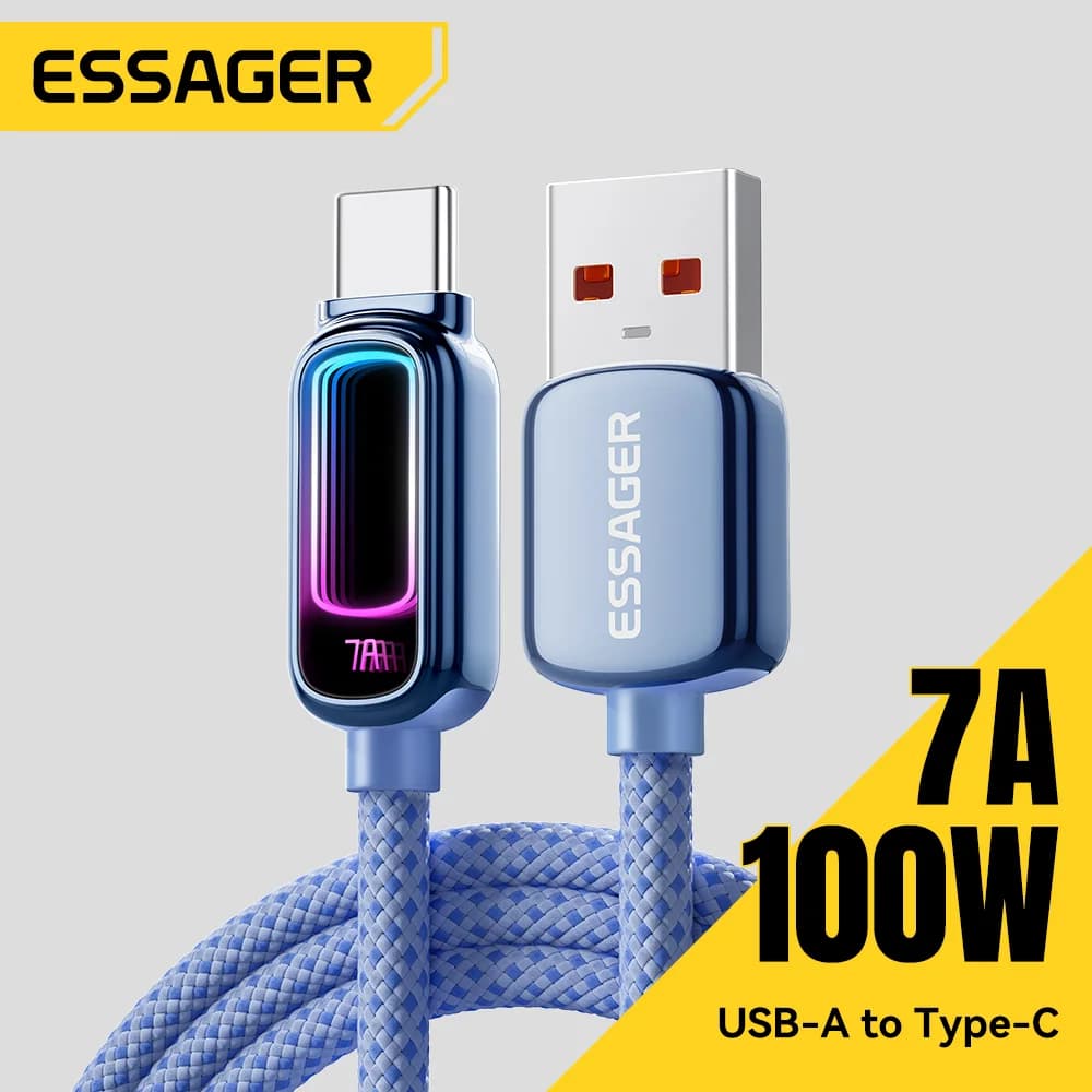 Kabel USB-C do szybkiego ładowania PD 7A 100W