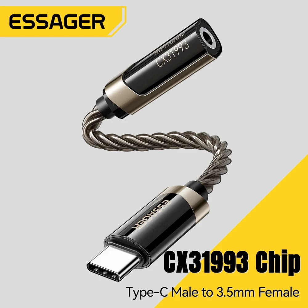 HiFi adapter audio USB-C na 3.5mm