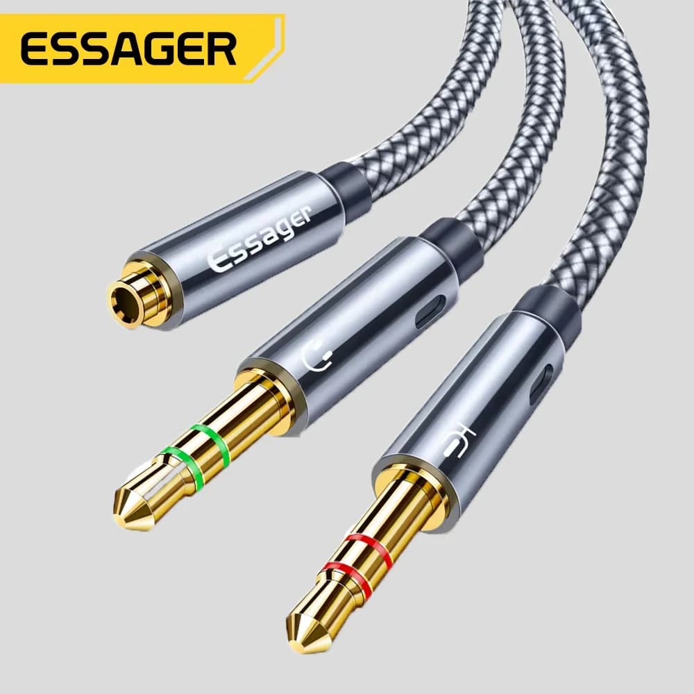 Kabel rozdzielający audio 3,5 mm Y-Adapter