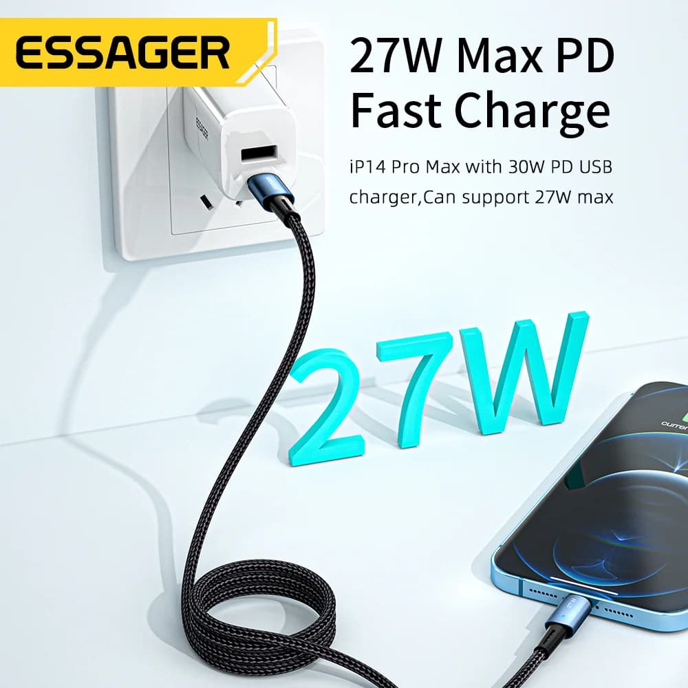 Kabel do szybkiego ładowania 27W USB-C na Lightning