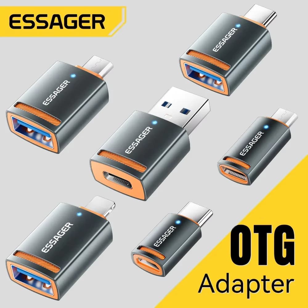 Adapter USB 3.0 OTG Type-C (męski) na USB-A (żeńskie)