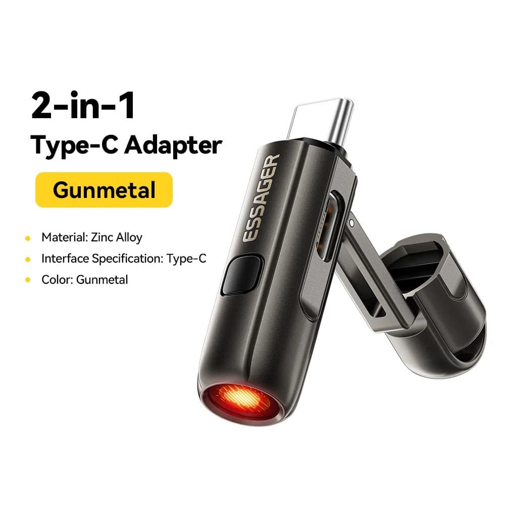 Zapalniczka samochodowa i dmuchawa powietrza 2w1 z USB-C