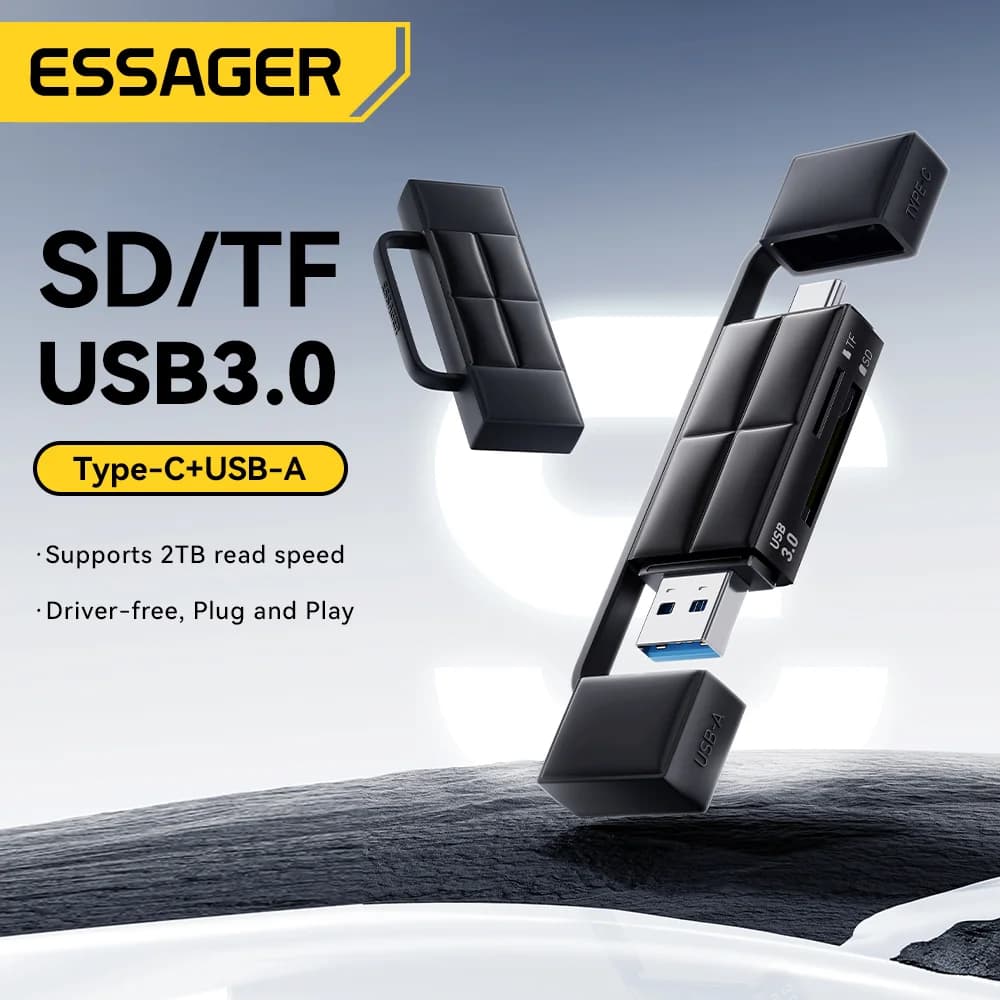 Czytnik kart SD/Micro SD USB 3.0 i Type-C