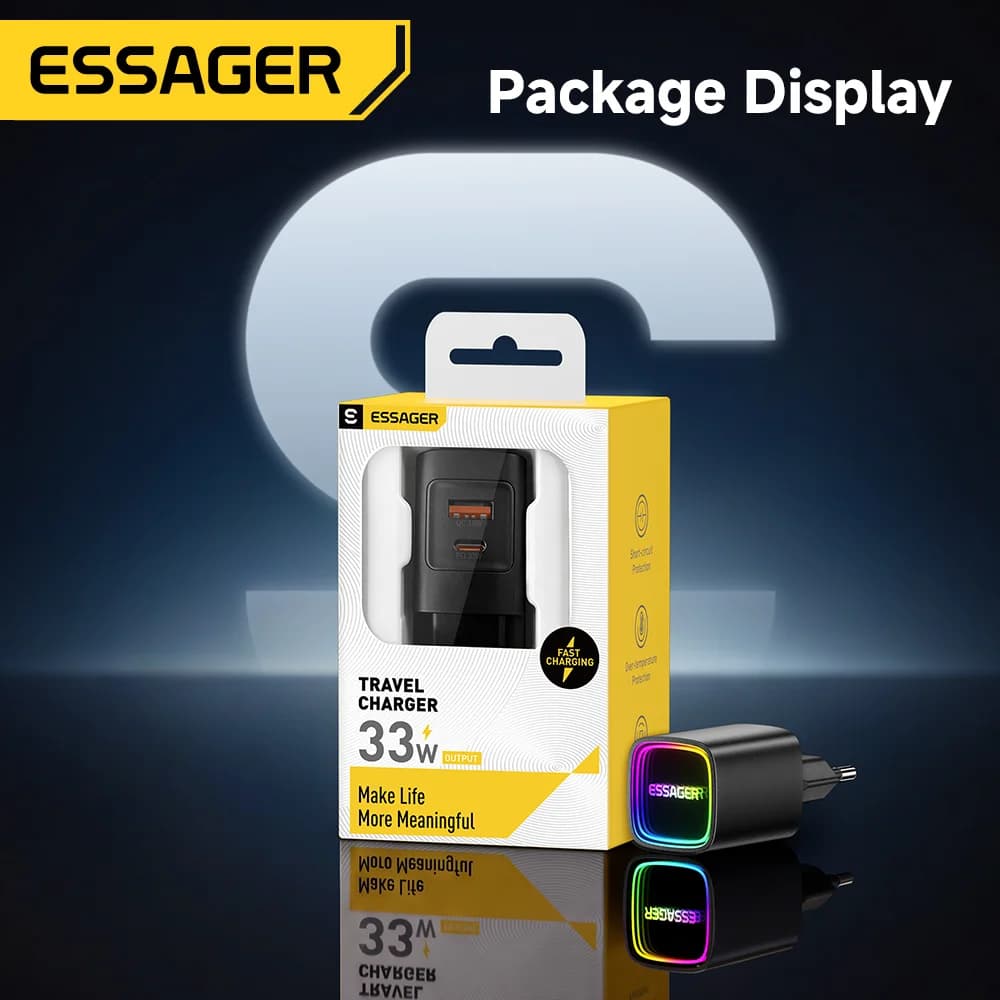 33W GaN USB-C PD Przenośna Ładowarka