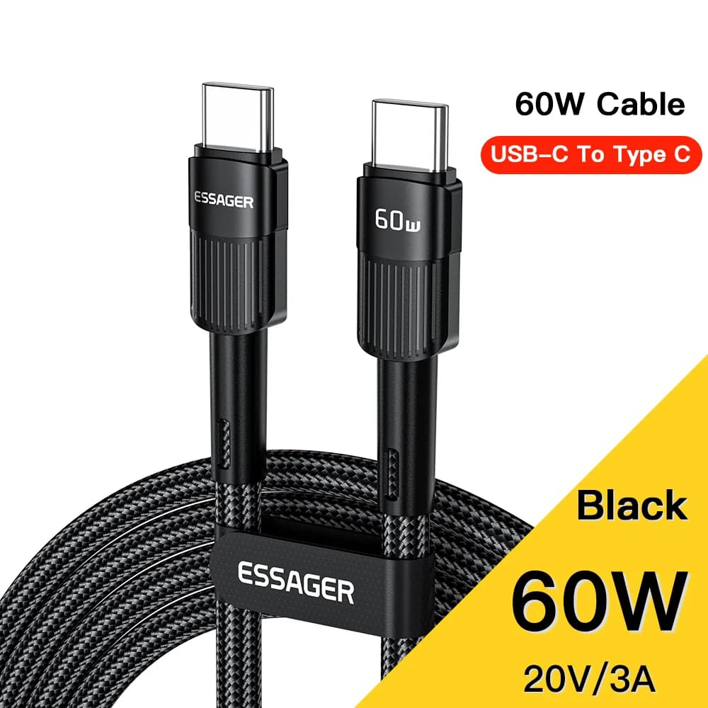 100W Szybko ładujący kabel USB-C, 7A