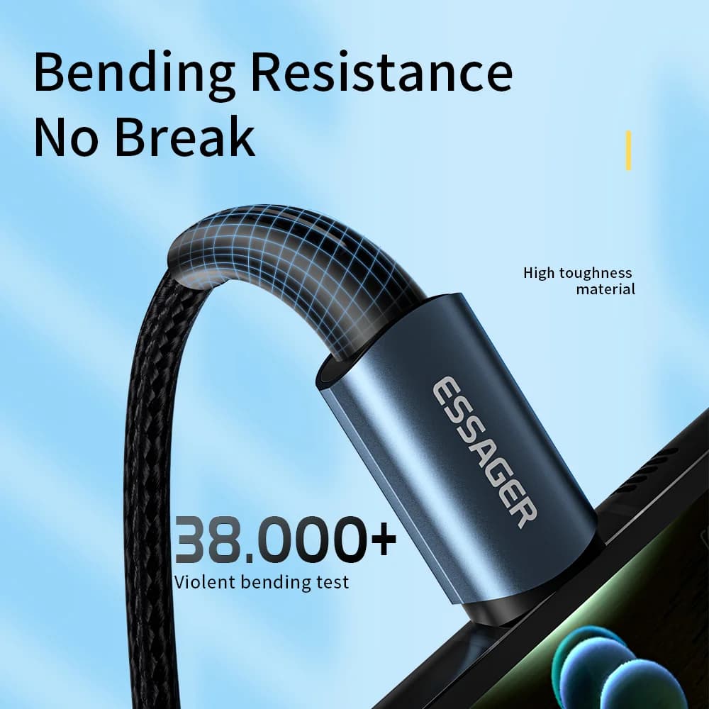 Kabel USB-C PD 100W szybkie ładowanie