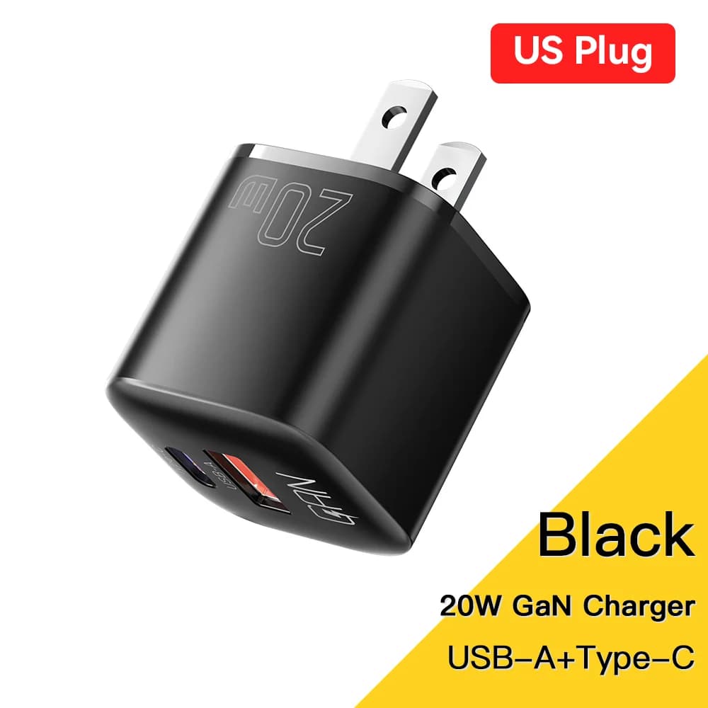 Szybka ładowarka GaN USB-C PD 20W