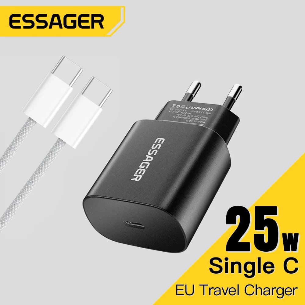 Ładowarka USB-C PD 25W Szybkie Ładowanie