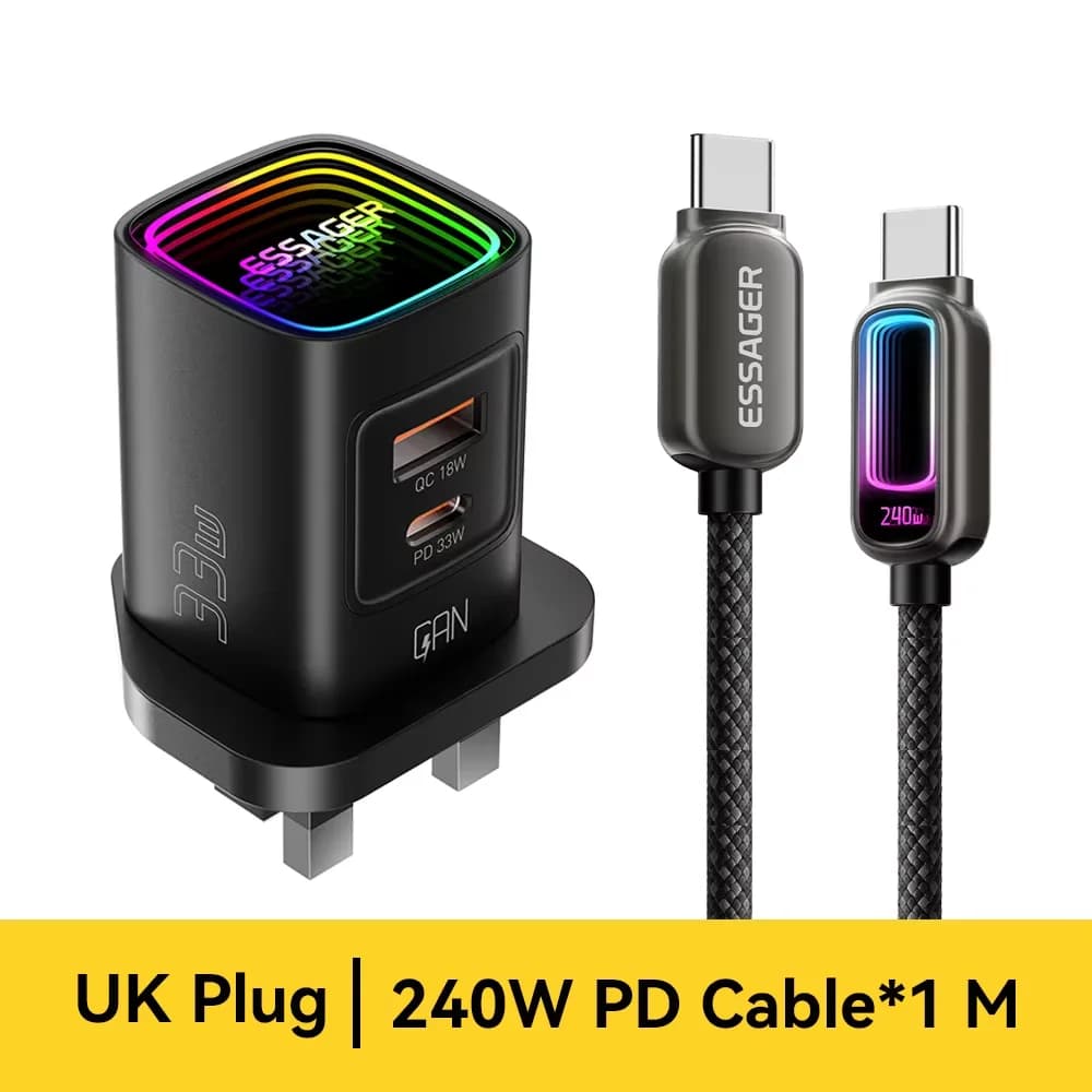 33W GaN USB-C PD Przenośna Ładowarka
