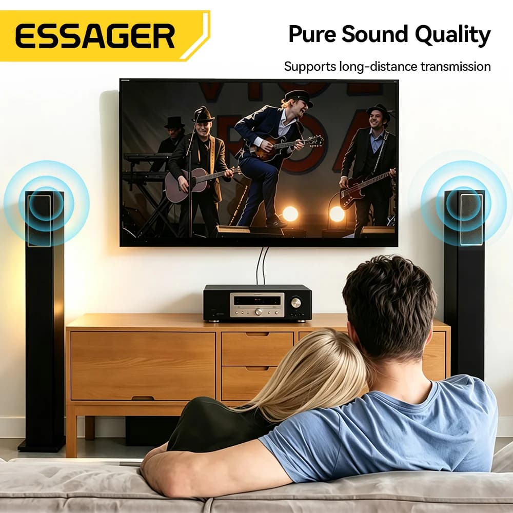Kabel rozgałęziający audio 3,5 mm do podwójnego RCA