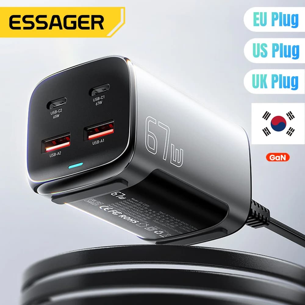 Ładowarka biurkowa USB-C GaN 67W