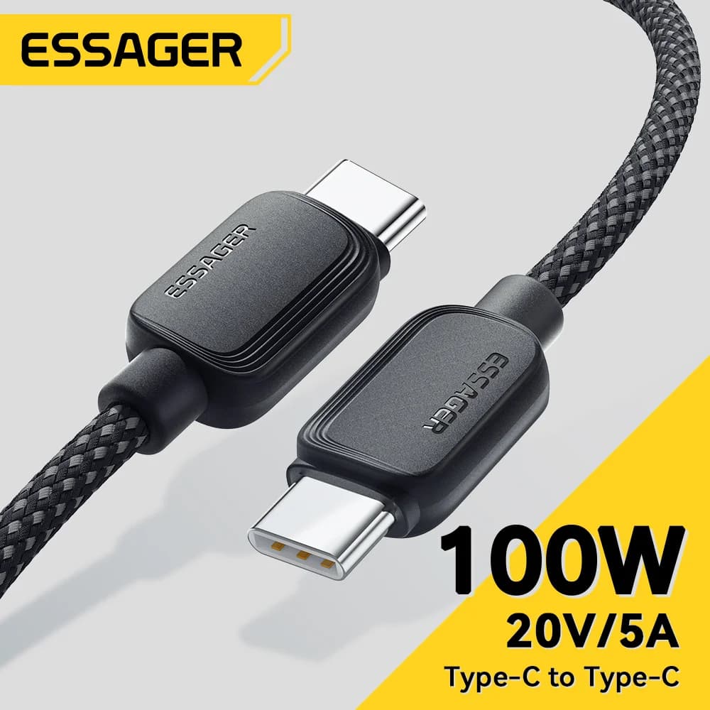 Kabel USB-C do USB-C 100W, PD 5A Szybkie ładowanie